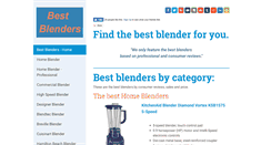 Desktop Screenshot of best-blenders.net